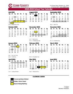 Cobb County School District Calendar 2024 2025 (CCSD Calendar) Cobb County School District Calendar 2024 2025 (CCSD Calendar)