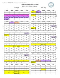 Clayton County Public Schools Calendar Holidays 2023-2024