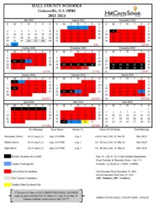 Hall County Schools Calendar Holidays 2023 2024 Hall County Schools Calendar Holidays 2023 2024