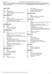 MMSD School Calendar 2025 2026 Holidays MMSD School Calendar 2025 2026 Holidays