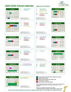 Fulton County Schools Calendar 2024-2025 (Holiday Dates)