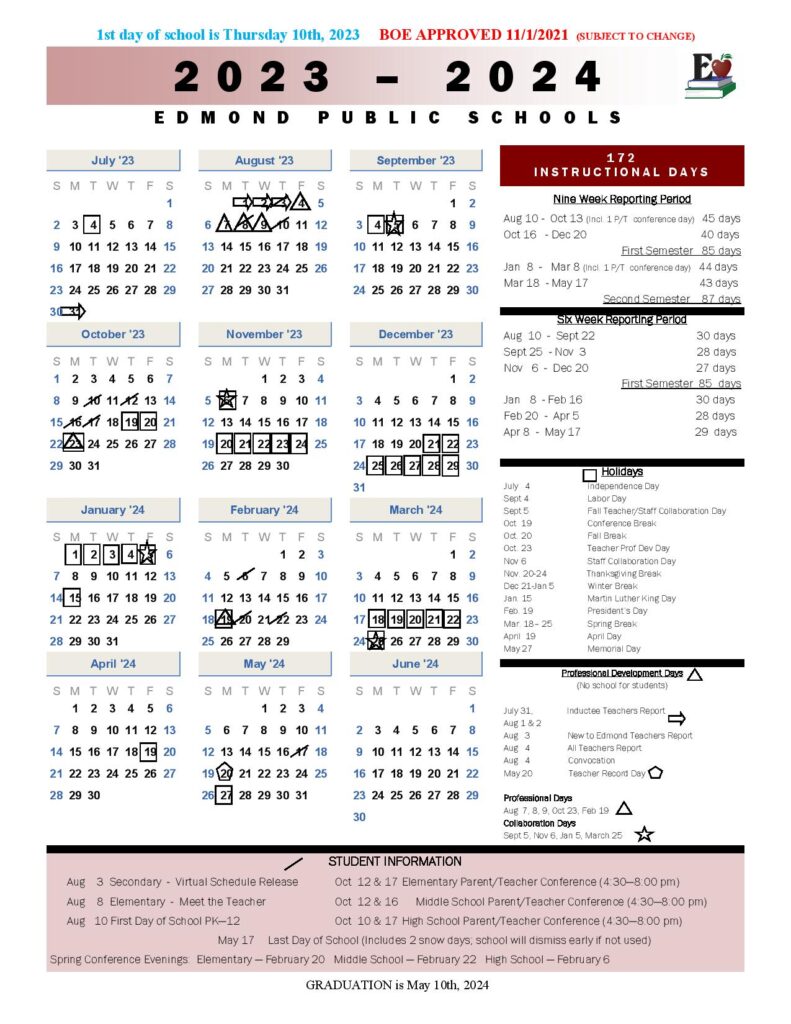 edmond-public-schools-calendar-2024-2025-holiday-breaks