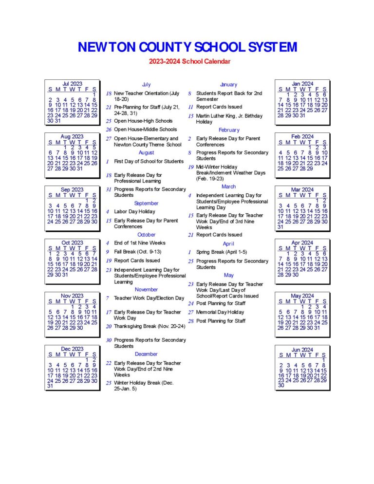 Newton Conover City Schools Calendar 2024 25 - Meta Susana