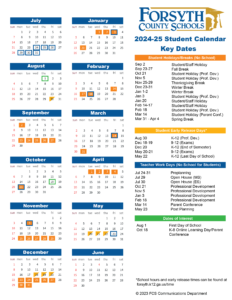 Forsyth County Schools Calendar 2025-2026 - New School Calendar