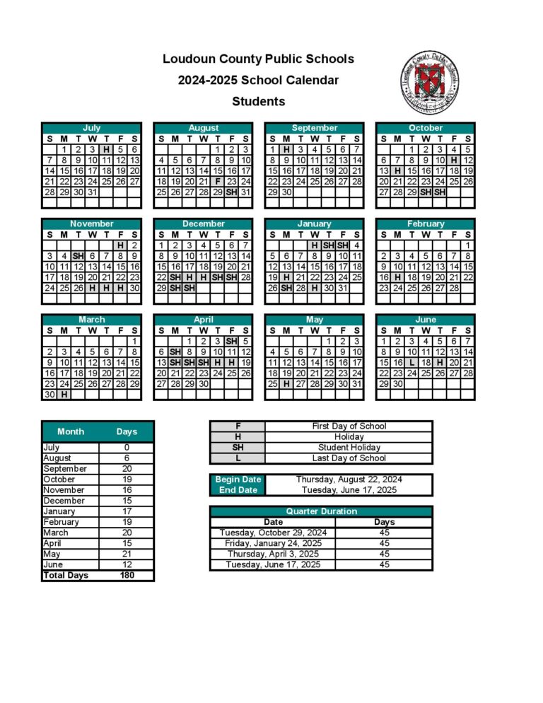 Loudoun County Public Schools Calendar Holidays 20242025