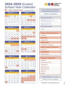 Minneapolis Public Schools Calendar 2025-2026 (Holiday Breaks)
