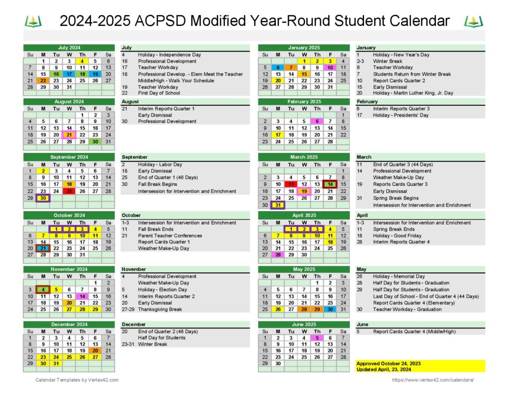 Aiken County Schools Calendar