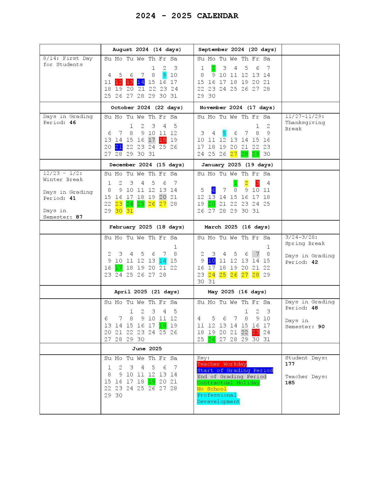 Westerville City Schools Calendar 20242025 Holiday Dates